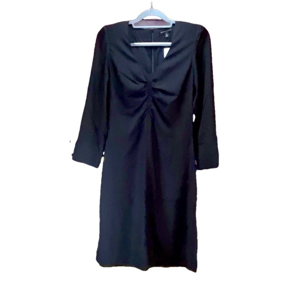 Banana Republic Dresses & Skirts - Banana Republic Long Sleeve Back Shirred Midi Dress sz 4